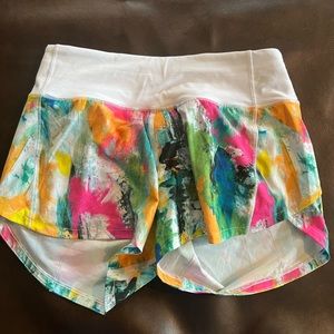 lululemon speed up mid-rise 4” shorts size 4